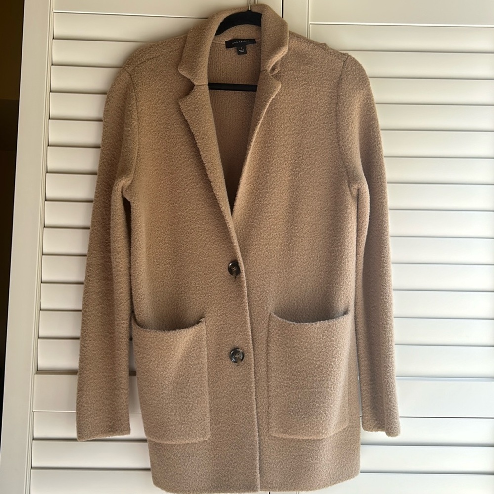 Ann Taylor soft sweater-like blazer size small